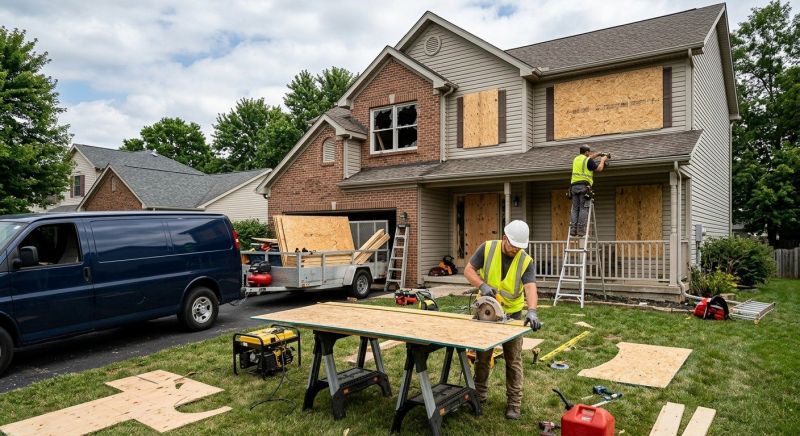 Emergency Board Up Service in Overland Park, KS