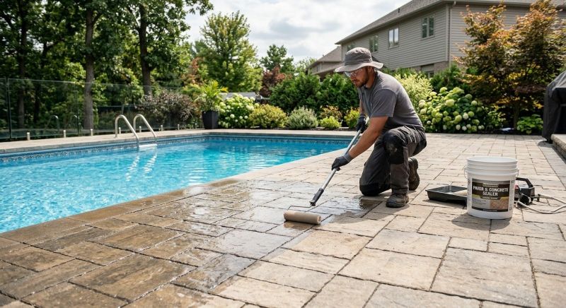 Porch Concrete Sealing in Kitsap County, WA