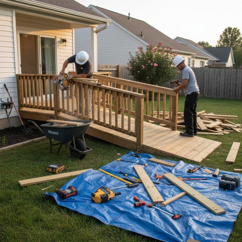 Wood Ramp Repair in Littleton, CO