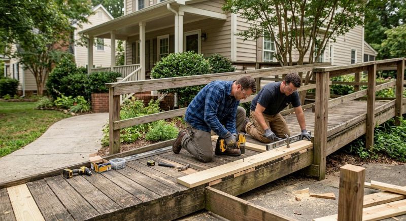 Wood Ramp Repair in Littleton, CO